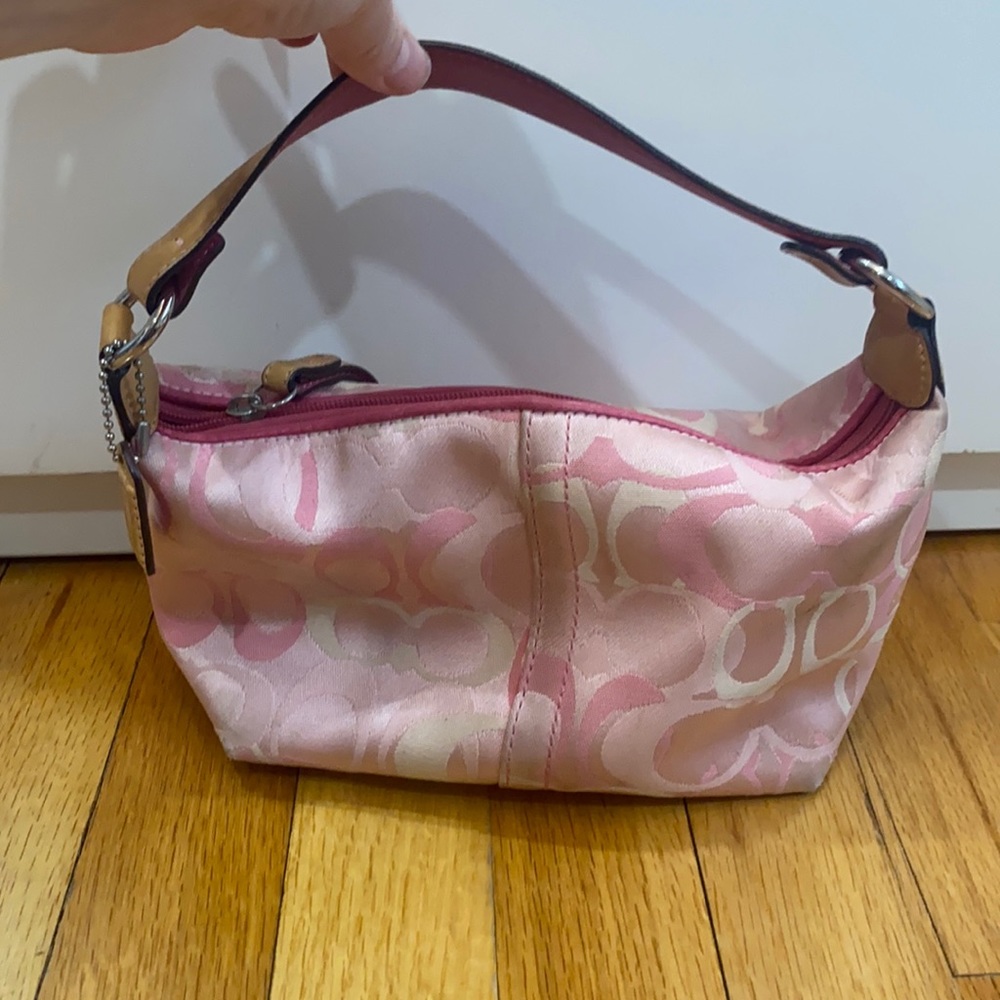 Vintage pink coach bag